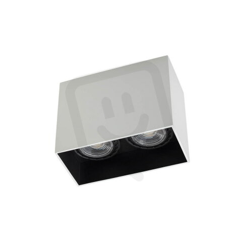 XCARD RECTANG. CEILING FITTING GU10/PAR1
