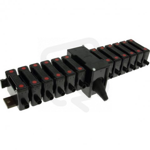 Základ pojistkovového spodku Eaton RSFB3212 12 vstupů, 660V AC, 32A, černá
