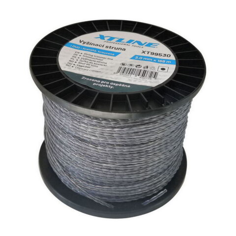 Vyžínací struna dvousložková DUO - hranatá, kroucená 3 mm / 168 m XTLINE XT99530