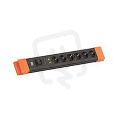 CONNECTUS 6xCEE7/3 1xSPD 1xSchalter 2,0m