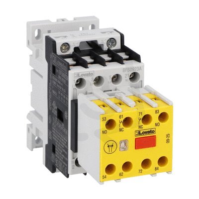 Bezpečnostní stykač 3P 9A AC3 24V 50/60H