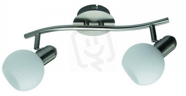 Aurel E14 2x 40W IP20 saténový chrom RABALUX 6342