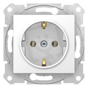 Sedna Zásuvka Schuko 2P+E 230V 16A, Polar SCHNEIDER SDN3000521