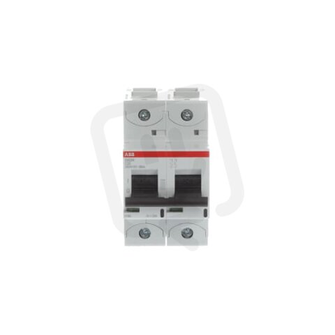S802N-C25 jistič 2p char. C 25A s klecovou svorkou Icu 36kA ABB 2CCS892001R0254