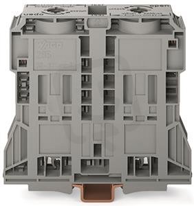 2vodičová průchozí svorka 185 mm2 Boční držáky značení šedá WAGO 285-1185