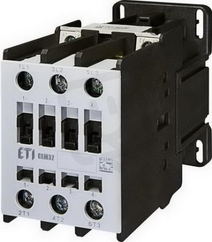 Motorový stykač CEM32.01-220V DC, 3p, 3xNO+1xNC,60A/32A ETI 004646211