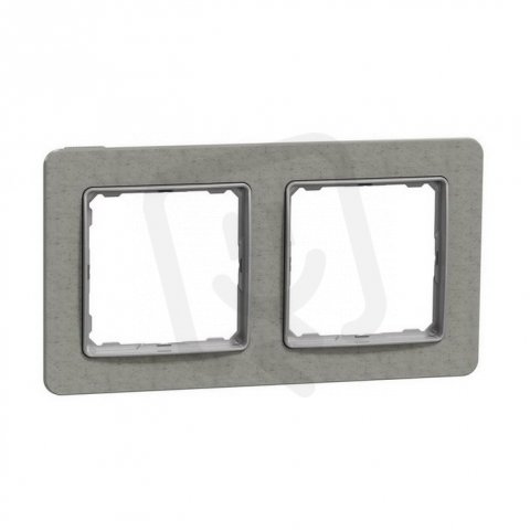 Sedna D/E Rámeček dvojnásobný, Beton SCHNEIDER SDD390802