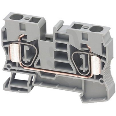 Pružinová svorka, 2 body, 10mm2, modrá (obj. mn. 50ks) SCHNEIDER NSYTRR102BL