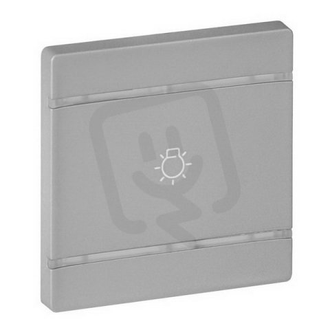VALENA LIFE KRYT PRO MYHOME_UP SYMBOL SVĚTLO 2MODULOVÝ HLINÍK LEGRAND 755232