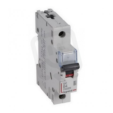 DX3 JISTIČ, 1 PÓLOVÝ, CHAR. B,4A 10000A/16KA LEGRAND 408868