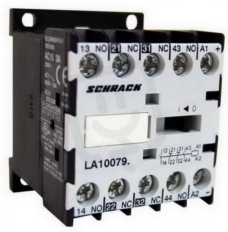 Stykač K1-07D22/230VAC,2Z+2R SCHRACK LA100793--
