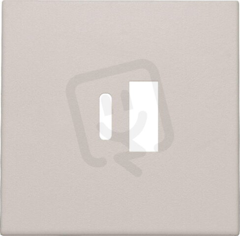 Kryt USB A+C nabíječky-LIGHT GREY NIKO 102-68002