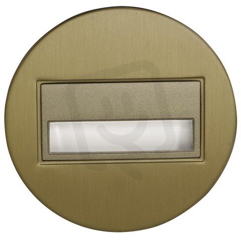 Světlo LED SONA kulaté pod omítku 14Vss IP44 ZLATÁ PATINA RGB diody 13-211-46