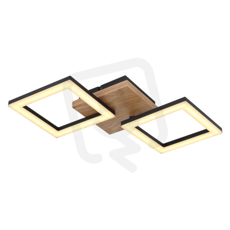 Stropní svítidlo KERRY černá LED 18W 230V, 1200lm, 3000K GLOBO 67280-18