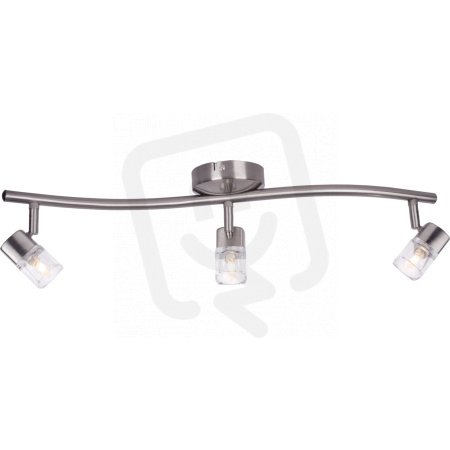Stropní bodové svítidlo Samar 3 satina 3x40W IP20 G9 COMPOLUX 911553/75