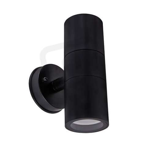 Nástěnná venkovní lampa GORDON 2xGU10 max. 2x7W IP54 černá Ideus 03937