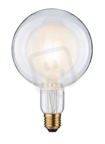 LED Inner Shape Globe G125 4 W mat E27 2.700K teplá bílá PAULMANN 28764