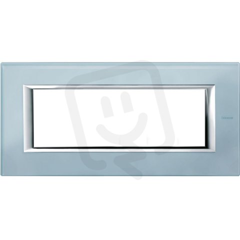 Legrand HA4806VZS BTAX RÁMEČEK 6M SKLO MODRÉ