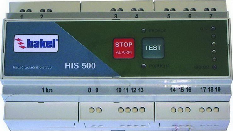 Hakel 70500 HIS 500 Hlídač izolačního stavu