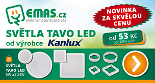 NOVINKA ZA SKVĚLOU CENU - KANLUX TAVO LED