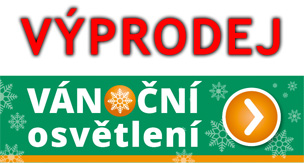 VELKÝ VÝPRODEJ VÁNOČNÍHO OSVĚTLENÍ