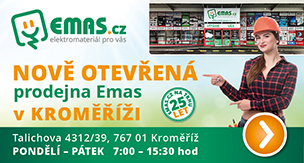 OTEVŘENÍ NOVÉ PRODEJNY EMAS KROMĚŘÍŽ