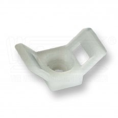 WAPRO KSD-3015 kabelová sedla pro pásky, 30 x 14,7 mm, přírodní