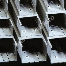 T1-EF 120X80G kanál perforovací, šedý š*v bal.16m