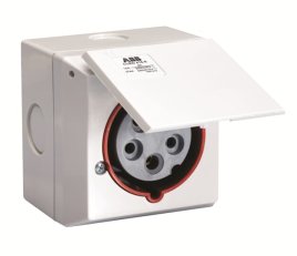 ABB 2CMA178696R1000 Zásuvka průmyslová IP44, nástěnná, 6 h