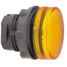 Schneider ZB5AV05 Signální hlavice, pouze pro žárovku, neon, LED BA 9s - žlutá