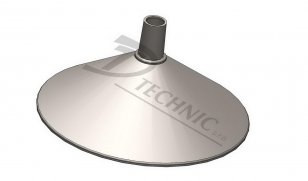 DT TECHNIC 100130 OS 01 Ochranná stříška horní - d otvoru - 20 mm