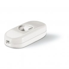 SCAME 195.450B PosuvnýVypínač na šňůru(max.0,75mm2)-2A/250V,55x24x15mm-bílý
