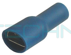 OPC 2,5-68 Objímka plochá celoizolovaná,průřez 1,5-2,5mm2/6,3x0,8mm PVC