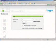 Hager TJ550 Vzdálený přístup pro Domovea