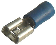 OPP 2,5-68 Objímka plochá poloizolovaná,průřez 1,5-2,5mm2/6,3x0,8mm PVC(BF-F608)