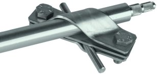 Dehn 620915 Připojovací svorka pro hl. zemnič nerez D 20mm pro d7-10mm/pásek40mm