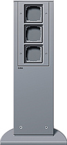 Gira 134526 491 mm 3x prázdná jedn. Gira Energ. sloup F hliník