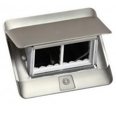 Legrand 654000 POPUP STŮL NEREZ MAT 4MOD+KIT
