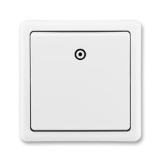 Tlačítko zapínací, řazení 1/0 3553-80289 B1 jasně bílá Classic ABB
