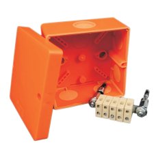 Krabice požárně odolná Kopos KSK 100_PO 101x101x63,5mm krytí IP66 oranžová