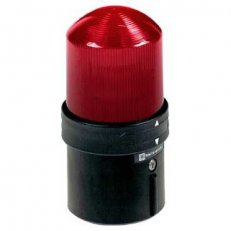 Schneider XVBL1B4 Světelný sloup s vestavěným zábleskovým světlem, 24 V - rudý