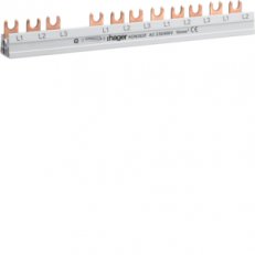 Hager KDN363F Hřebenová přípojnice 3P,10mm2/12mod
