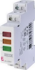 Modulová signálka SON H-3K, 3p, 240V AC, červená/žlutá/zelená ETI 002471553