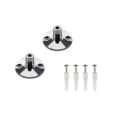 nastenny drzak kratky pro lanko pro 12V 2 ks chrom SLV 186302