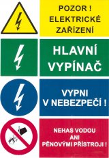 Značení č.44 Sdružená tabule - VELKÁ