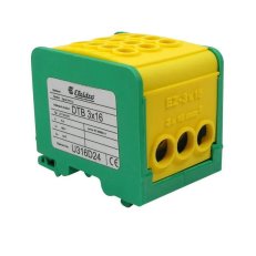 Distribuční blok DTB 3×16 žluto-zelený ELEKTRO BEČOV U316D24