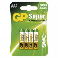 Alkalická baterie GP SUPER LR03 4BL Emos B1311