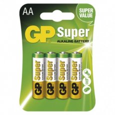 Alkalická baterie GP SUPER LR6 4BL Emos B1321