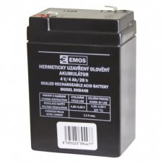 Náhradní akumulátor AKUM. 4V 4AH DO P2306, P2307 Emos B9664