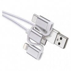 Kabel USB-MICRO B,C,i16P, 1M Emos SM7052